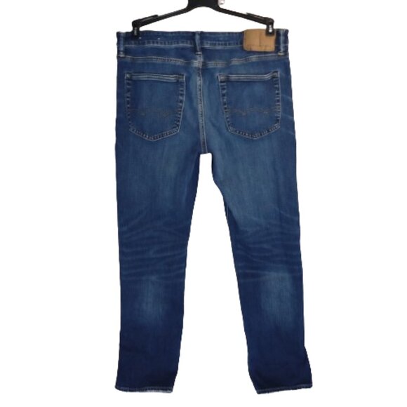 American Eagle Slim Straight Air Flex + Jean's Pre-Owned Size 34 X 30 - Picture 2 of 7